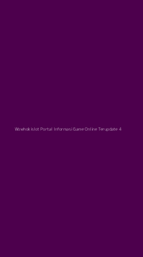 Tampilan Antarmuka Aplikasi Wowhokislot Portal Informasi Game Online Terupdate - 4