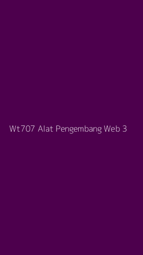 Tampilan Antarmuka Aplikasi Wt707 Alat Pengembang Web - 3