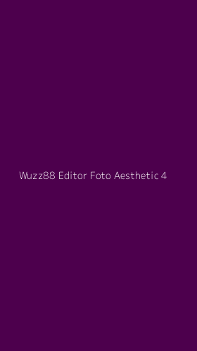 Tampilan Antarmuka Aplikasi Wuzz88 Editor Foto Aesthetic - 4