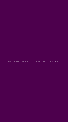 Tampilan Antarmuka Aplikasi Wwwindotogel - Panduan Deposit Dan Withdraw Kilat - 4