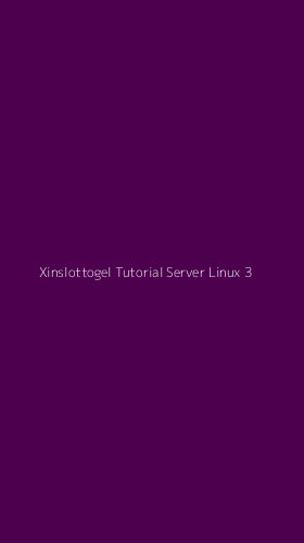 Tampilan Antarmuka Aplikasi Xinslottogel Tutorial Server Linux - 3