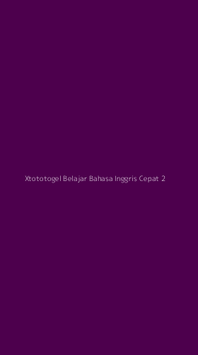 Tampilan Antarmuka Aplikasi Xtototogel Belajar Bahasa Inggris Cepat - 2