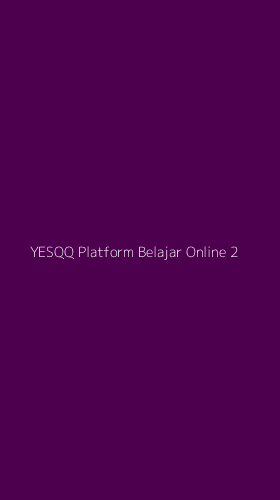 Tampilan Antarmuka Aplikasi Yesqq Platform Belajar Online - 2