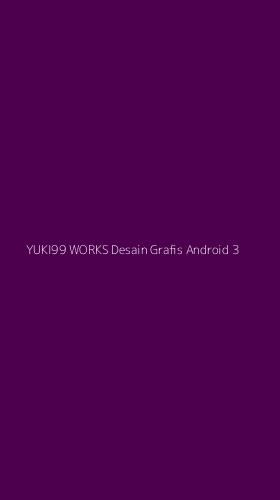 Tampilan Antarmuka Aplikasi Yuki99 Works Desain Grafis Android - 3