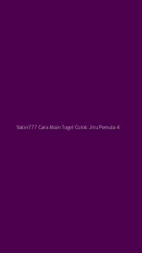 Tampilan Antarmuka Aplikasi Yakin777 Cara Main Togel Colok Jitu Pemula - 4