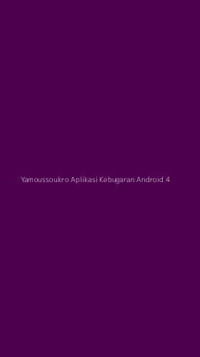 Tampilan Antarmuka Aplikasi Yamoussoukro Aplikasi Kebugaran Android - 4