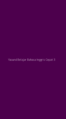 Tampilan Antarmuka Aplikasi Yaound Belajar Bahasa Inggris Cepat - 3
