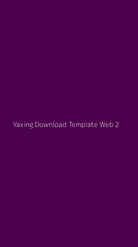 Tampilan Antarmuka Aplikasi Yaxing Download Template Web - 2