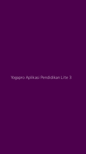 Tampilan Antarmuka Aplikasi Yogapro Aplikasi Pendidikan Lite - 3