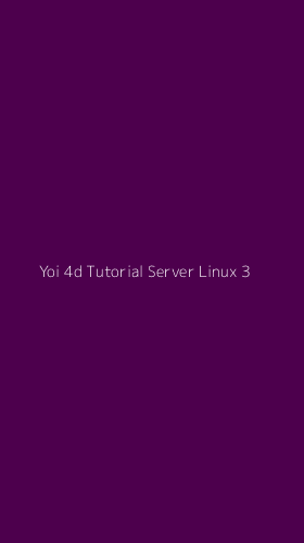 Tampilan Antarmuka Aplikasi Yoi 4d Tutorial Server Linux - 3
