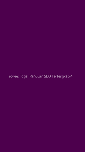 Tampilan Antarmuka Aplikasi Yowes Togel Panduan Seo Terlengkap - 4