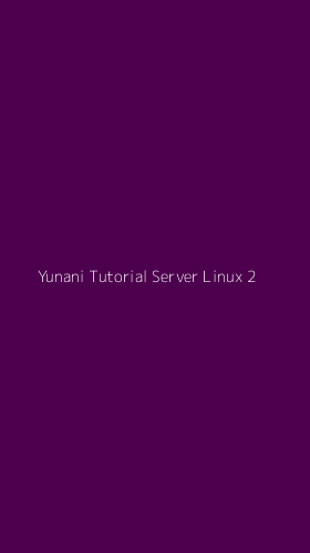 Tampilan Antarmuka Aplikasi Yunani Tutorial Server Linux - 2