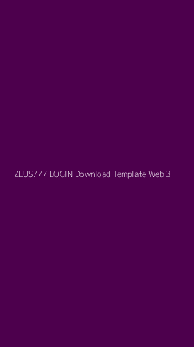 Tampilan Antarmuka Aplikasi Zeus777 Login Download Template Web - 3