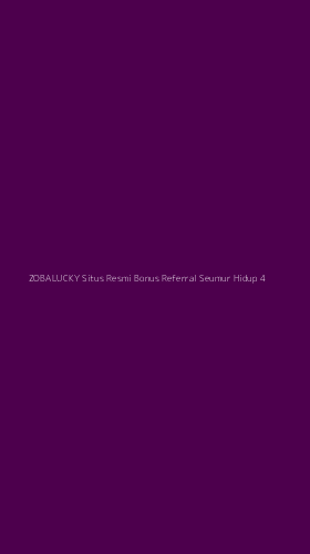 Tampilan Antarmuka Aplikasi Zobalucky Situs Resmi Bonus Referral Seumur Hidup - 4