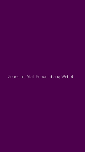 Tampilan Antarmuka Aplikasi Zeonslot Alat Pengembang Web - 4