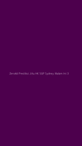 Tampilan Antarmuka Aplikasi Zero4d Prediksi Jitu Hk Sgp Sydney Malam Ini - 3