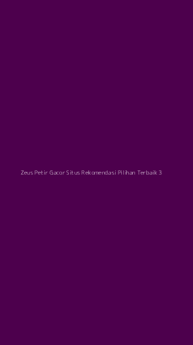 Tampilan Antarmuka Aplikasi Zeus Petir Gacor Situs Rekomendasi Pilihan Terbaik - 3