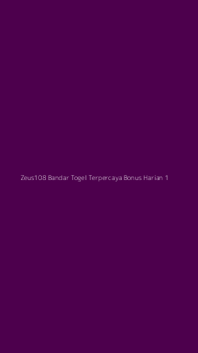 Tampilan Antarmuka Aplikasi Zeus108 Bandar Togel Terpercaya Bonus Harian - 1