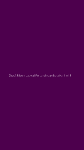 Tampilan Antarmuka Aplikasi Zeus138com Jadwal Pertandingan Bola Hari Ini - 3