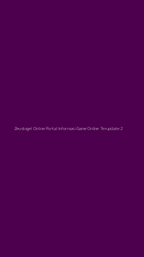 Tampilan Antarmuka Aplikasi Zeustogel Online Portal Informasi Game Online Terupdate - 2