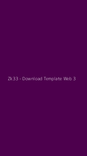 Tampilan Antarmuka Aplikasi Zk33 - Download Template Web - 3