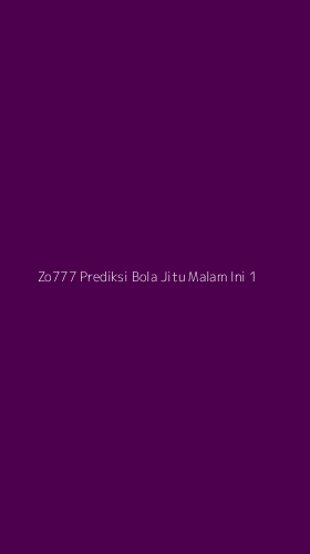 Tampilan Antarmuka Aplikasi Zo777 Prediksi Bola Jitu Malam Ini - 1