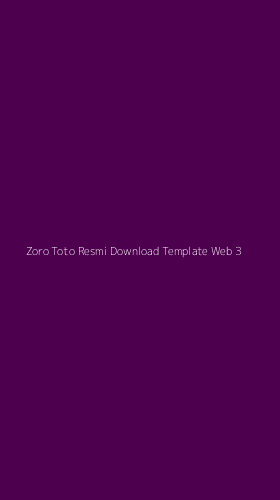 Tampilan Antarmuka Aplikasi Zoro Toto Resmi Download Template Web - 3