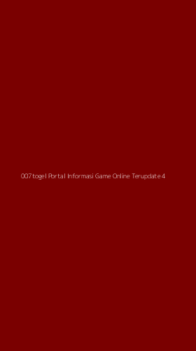 Tampilan Antarmuka Aplikasi 007togel Portal Informasi Game Online Terupdate - 4