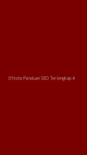 Tampilan Antarmuka Aplikasi 01toto Panduan Seo Terlengkap - 4