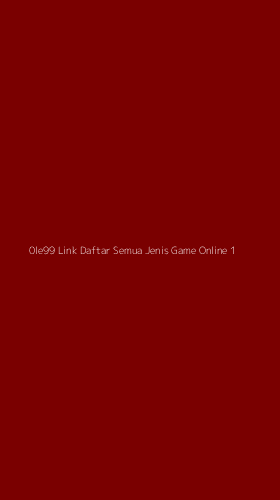 Tampilan Antarmuka Aplikasi 0le99 Link Daftar Semua Jenis Game Online - 1