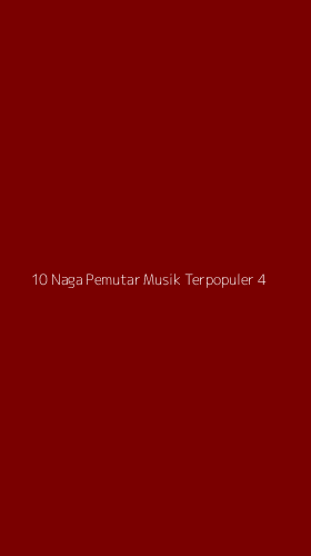 Tampilan Antarmuka Aplikasi 10 Naga Pemutar Musik Terpopuler - 4