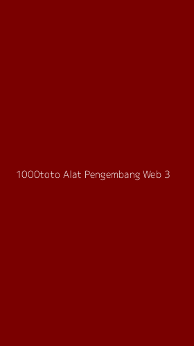 Tampilan Antarmuka Aplikasi 1000toto Alat Pengembang Web - 3