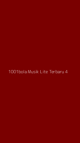 Tampilan Antarmuka Aplikasi 1001bola Musik Lite Terbaru - 4
