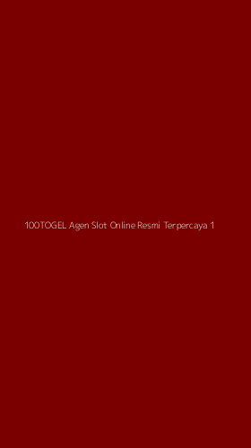 Tampilan Antarmuka Aplikasi 100togel Agen Slot Online Resmi Terpercaya - 1