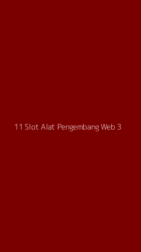 Tampilan Antarmuka Aplikasi 11 Slot Alat Pengembang Web - 3