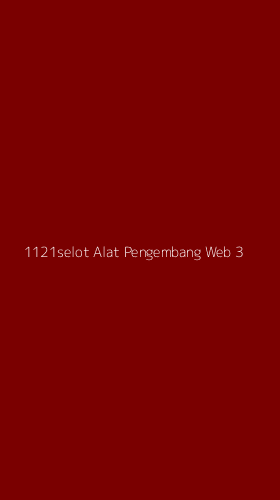 Tampilan Antarmuka Aplikasi 1121selot Alat Pengembang Web - 3