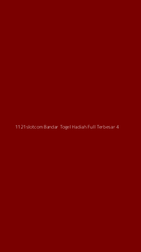 Tampilan Antarmuka Aplikasi 1121slotcom Bandar Togel Hadiah Full Terbesar - 4