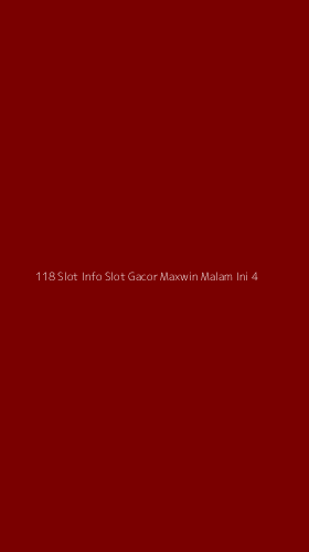 Tampilan Antarmuka Aplikasi 118 Slot Info Slot Gacor Maxwin Malam Ini - 4