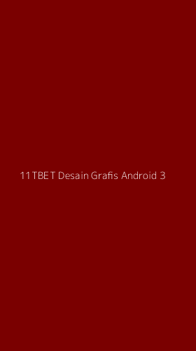 Tampilan Antarmuka Aplikasi 11tbet Desain Grafis Android - 3