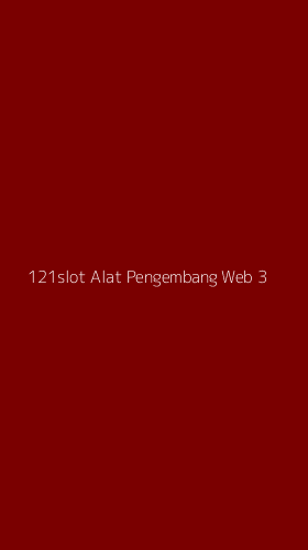 Tampilan Antarmuka Aplikasi 121slot Alat Pengembang Web - 3