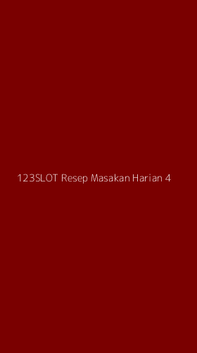 Tampilan Antarmuka Aplikasi 123slot Resep Masakan Harian - 4