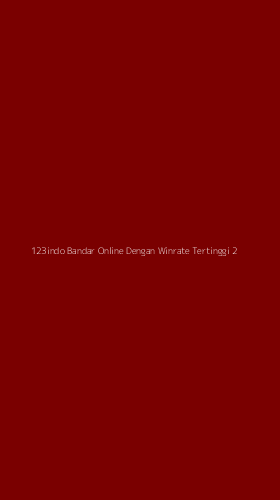 Tampilan Antarmuka Aplikasi 123indo Bandar Online Dengan Winrate Tertinggi - 2