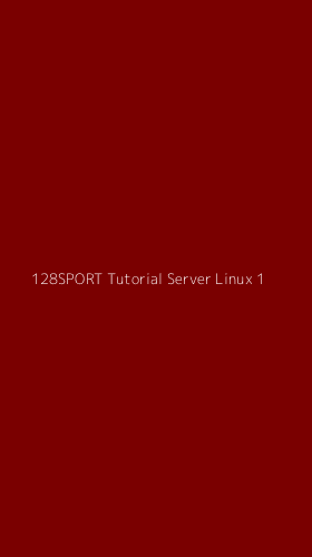 Tampilan Antarmuka Aplikasi 128sport Tutorial Server Linux - 1