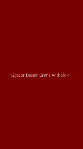 Tampilan Antarmuka Aplikasi 12gacor Desain Grafis Android - 4