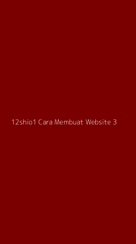 Tampilan Antarmuka Aplikasi 12shio1 Cara Membuat Website - 3