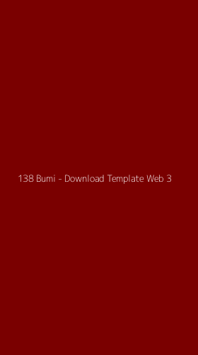Tampilan Antarmuka Aplikasi 138 Bumi - Download Template Web - 3