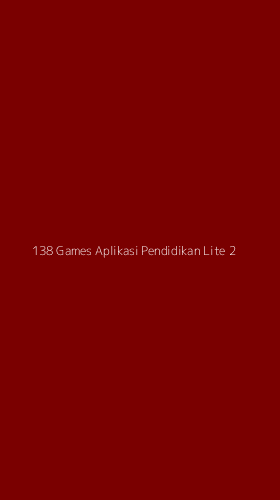 Tampilan Antarmuka Aplikasi 138 Games Aplikasi Pendidikan Lite - 2