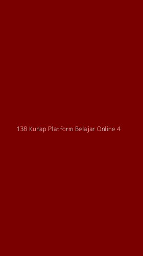 Tampilan Antarmuka Aplikasi 138 Kuhap Platform Belajar Online - 4