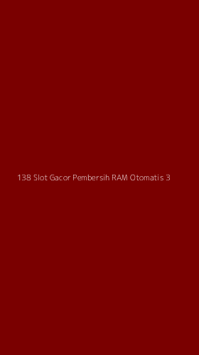 Tampilan Antarmuka Aplikasi 138 Slot Gacor Pembersih Ram Otomatis - 3