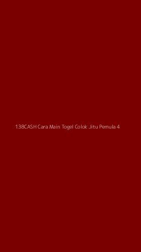 Tampilan Antarmuka Aplikasi 138cash Cara Main Togel Colok Jitu Pemula - 4